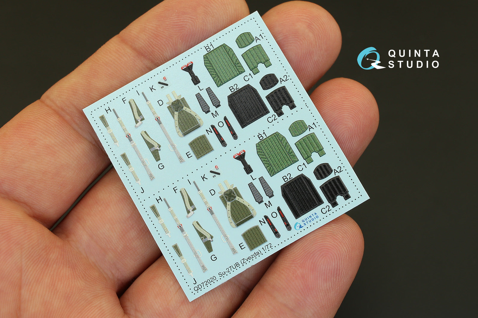 Quinta Studio - 1/72 Su-27UB QD72020 for Zvezda kit