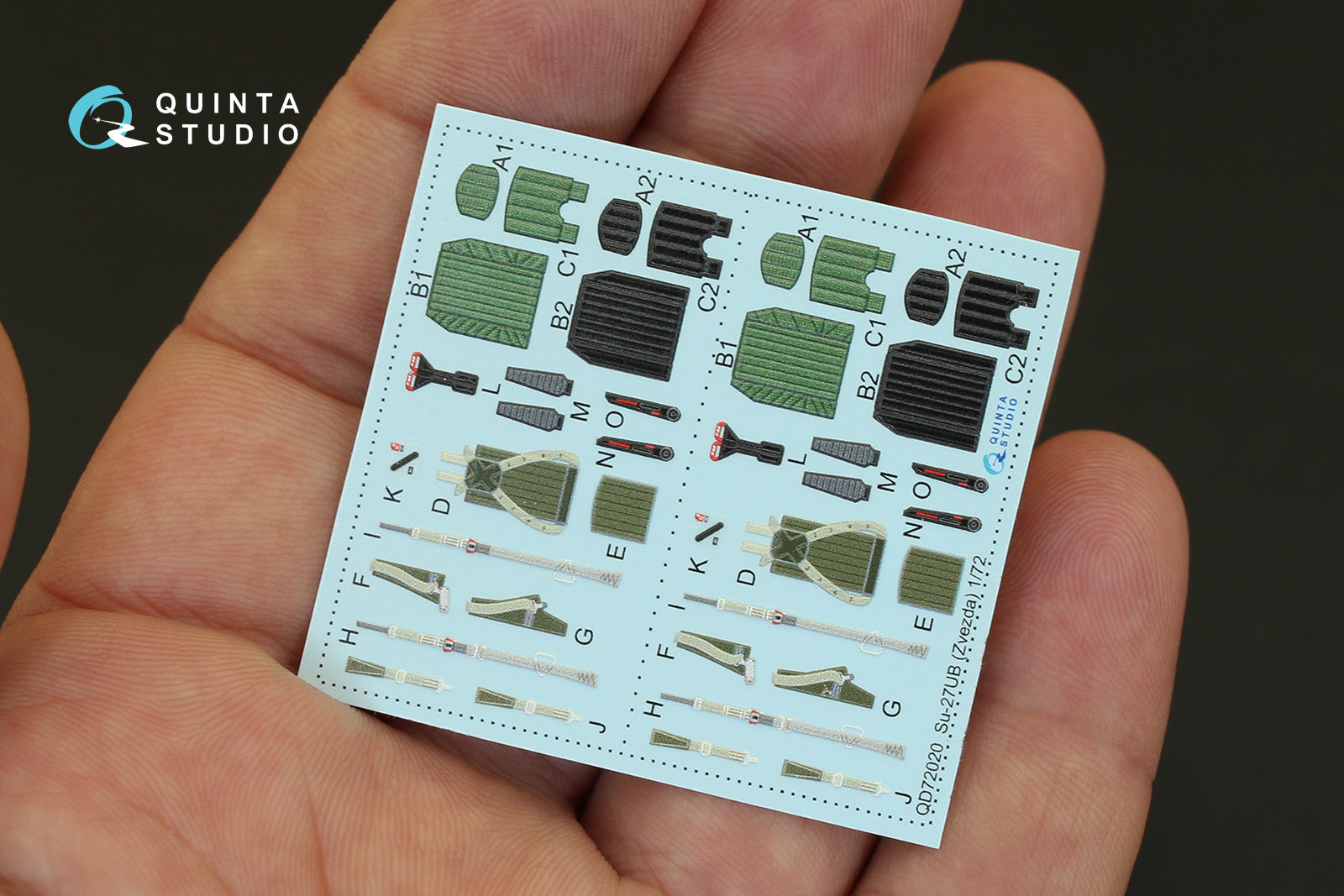 Quinta Studio - 1/72 Su-27UB QD72020 for Zvezda kit