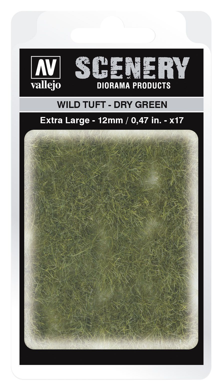 SC424 - Wild Tuft - Dry Green - 12 mm