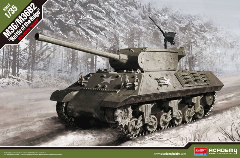 ACA13501 - Academy 1/35 M36/M36B2 - Battle of the Bulge