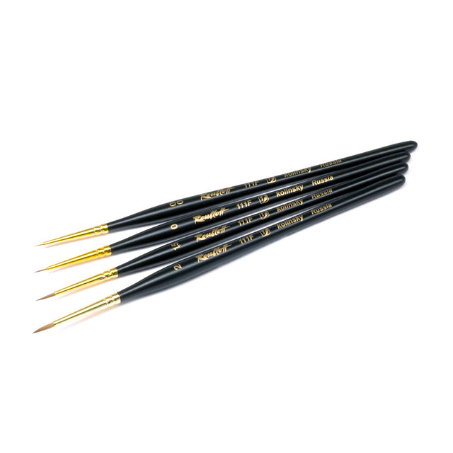 No. 00 KK1-00,5FK - 111F - Roubloff Kolinsky Brush - Round Short Length-Out