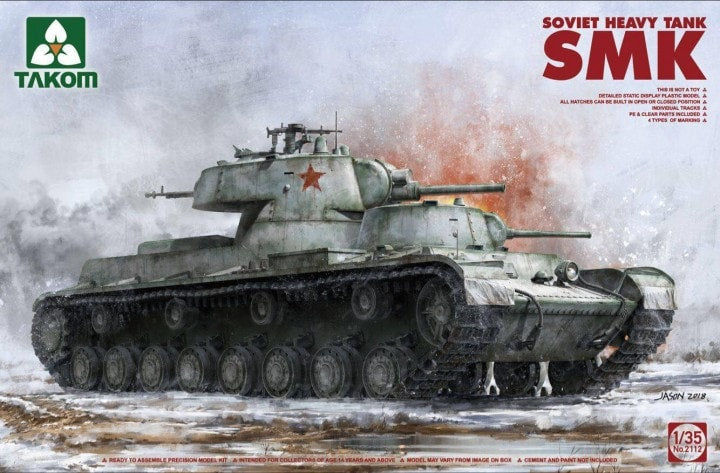 TAK2112 - Takom 1/35 Soviet "SMK" Heavy Tank