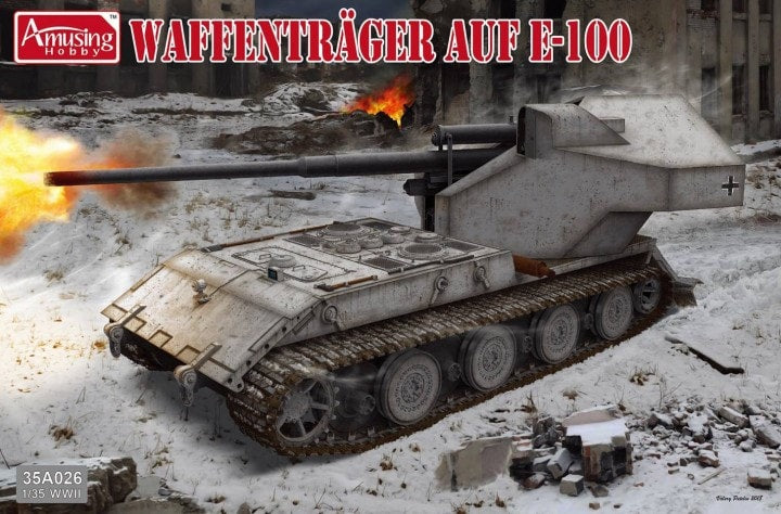 AH35A026 - Amusing Hobby 1/35 WWII "Waffentrager" AUF E-100 Heavy Tank