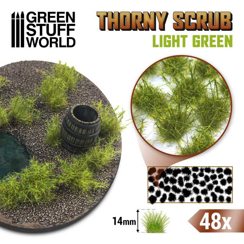 11499 - Thorny spiky scrub - Light green