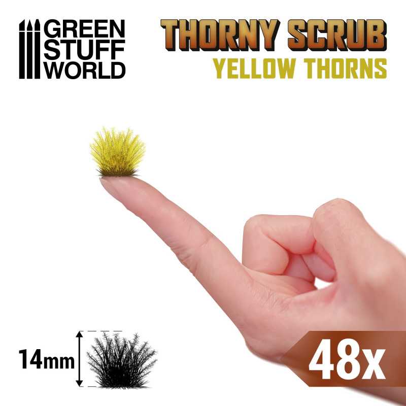 11502 - Thorny spiky scrub - Yellow thorns
