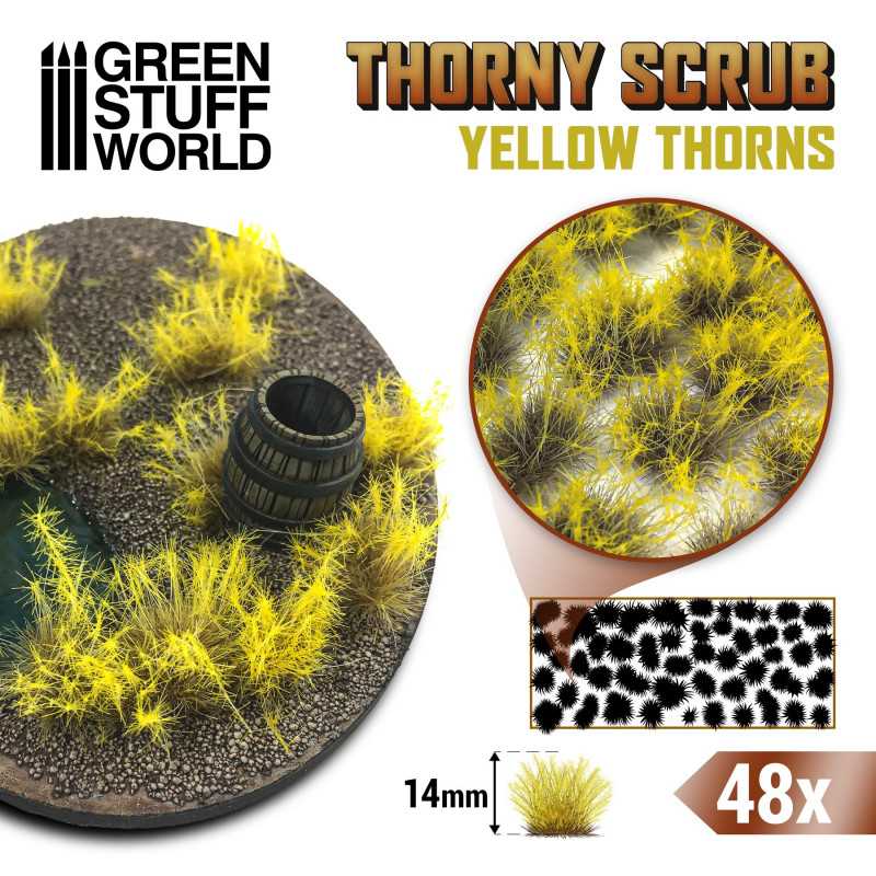 11502 - Thorny spiky scrub - Yellow thorns