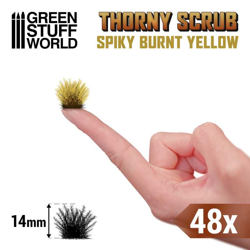11503 - Thorny spiky scrub - Spiky burnt Yellow