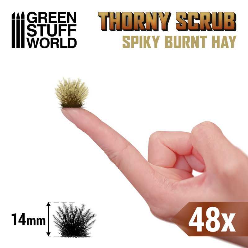 11504 - Thorny spiky scrub - Spiky Burnt Hay