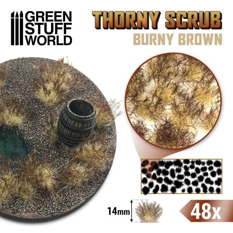 11506 - Thorny spiky scrub - Burny Brown