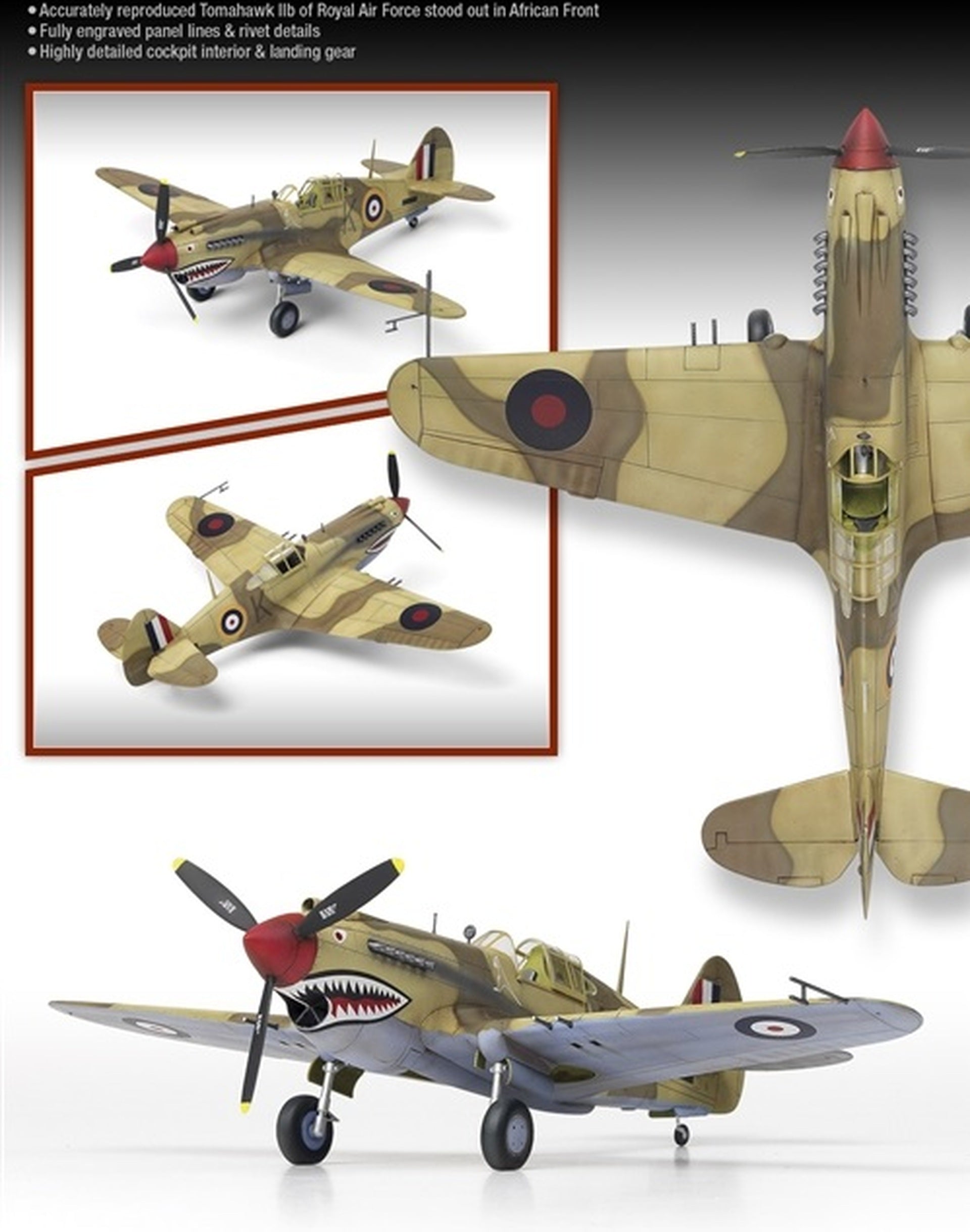 ACA12235 - 1/48 TOMAHAWK IIB "ACE OF AFRICAN FRONT"