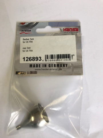 126893 Airbrush Cup 5 ml - Harder & Steenbeck