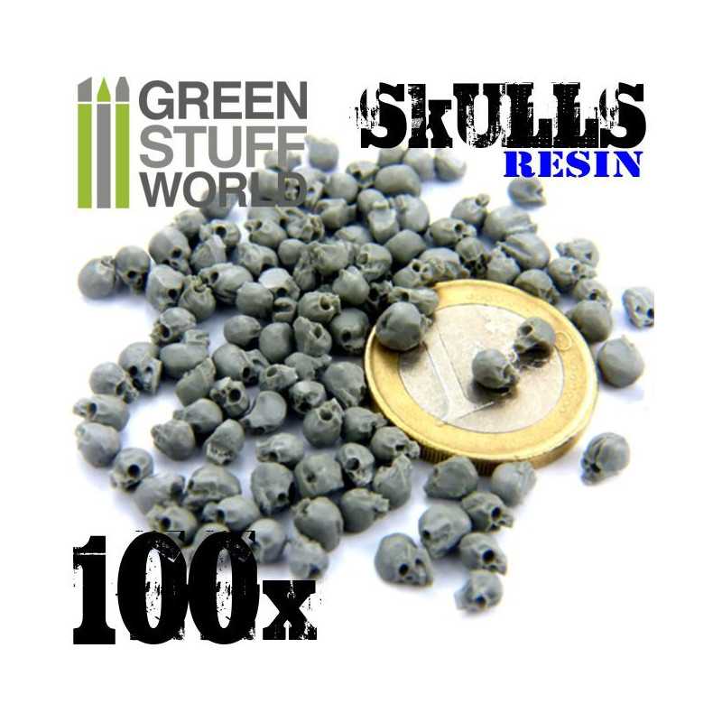 1343 - Skulls resin set (x100)