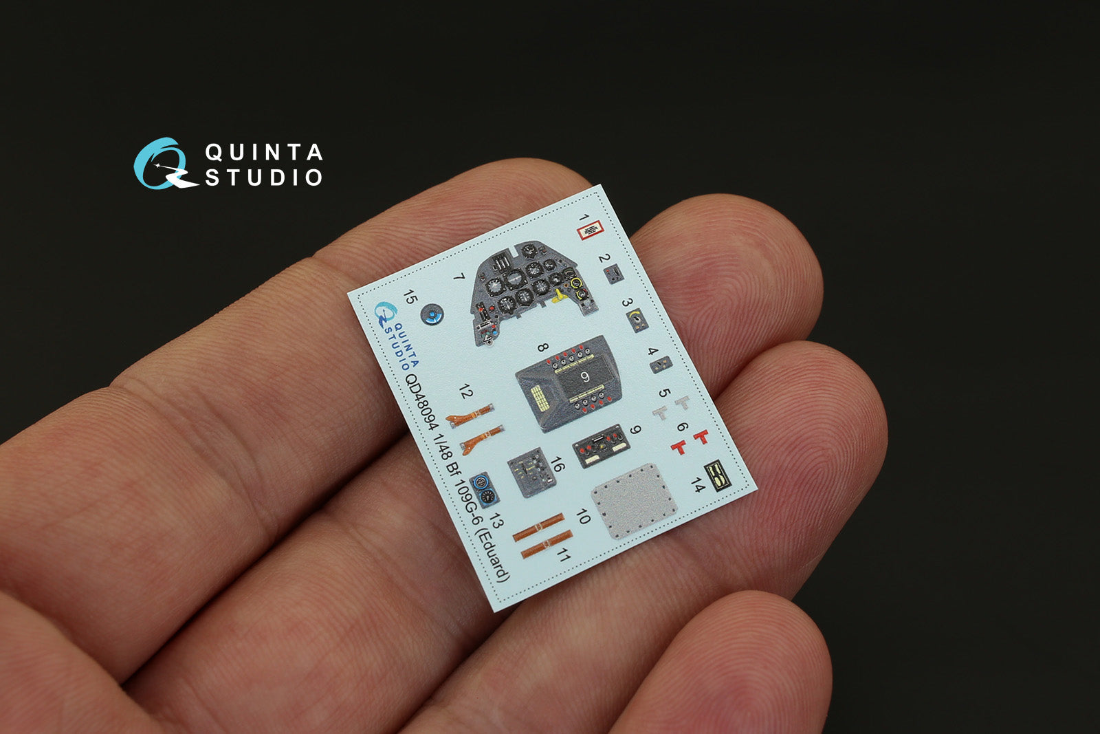 Quinta Studio - 1/48 Bf 109G-6 - QD48094 for Eduard kit