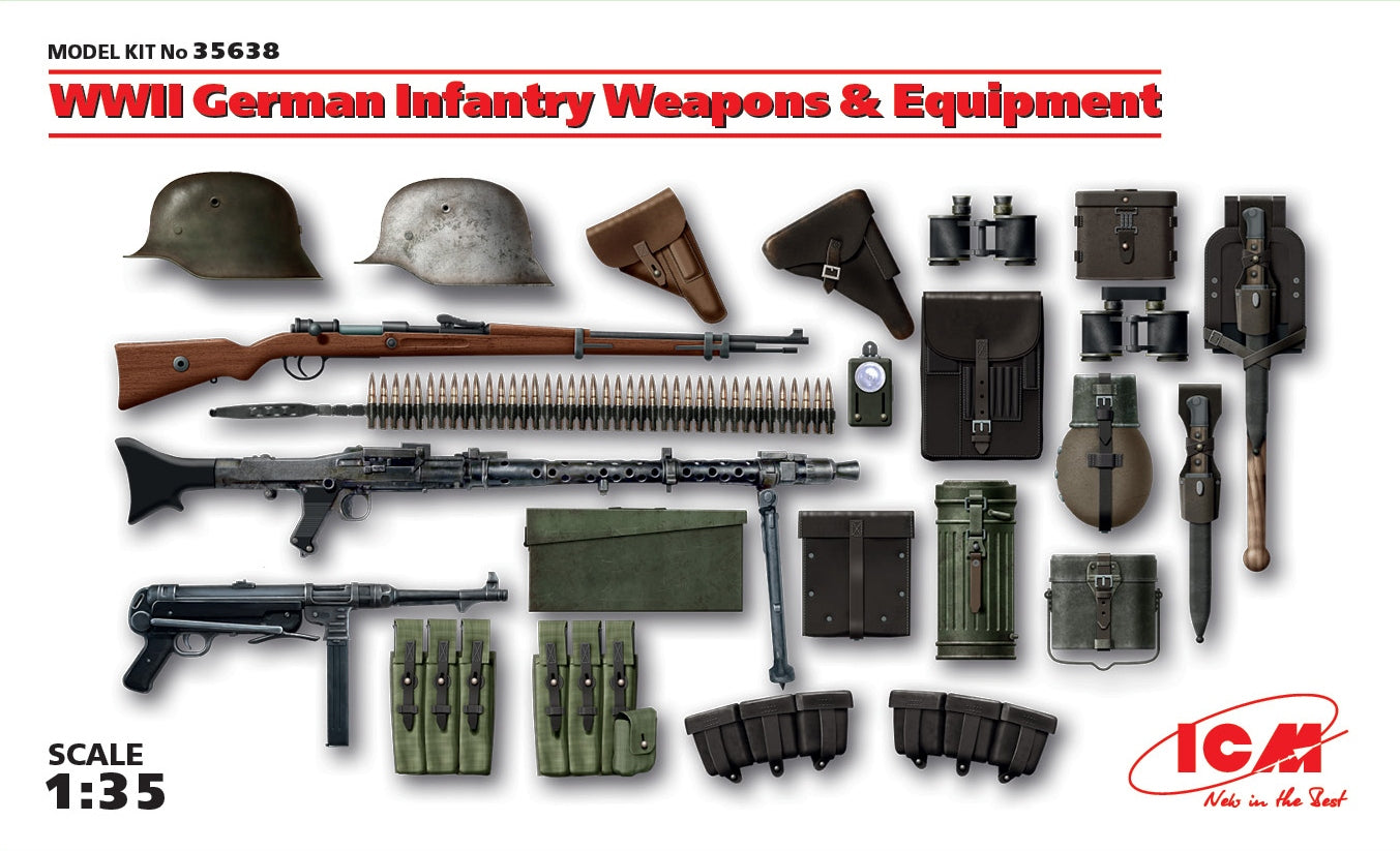 ICM35638 - (1/35) WWII German Infantry Equipment