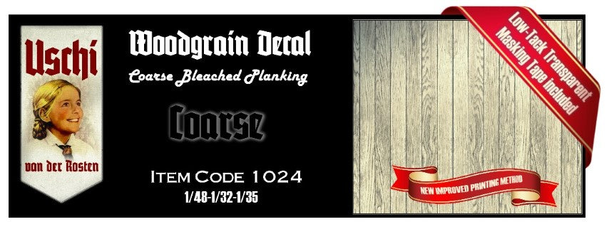 1024 - Coarse Bleaching Planking 1/48 - 1/24