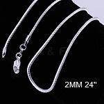 Silver colour plated necklace ONLY