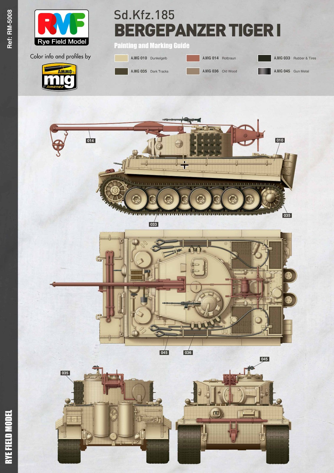 RM5008 - German Bergepanzer "Tiger I" Sd.kfz.185 Italy 1944