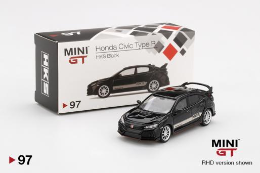 1/64 Mini GT - Honda Civic Type R (FK8) HKS Black
