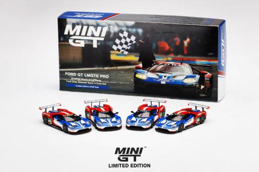 1/64 Mini GT - Ford LMGTE PRO 2016 Team 4 Cars Set