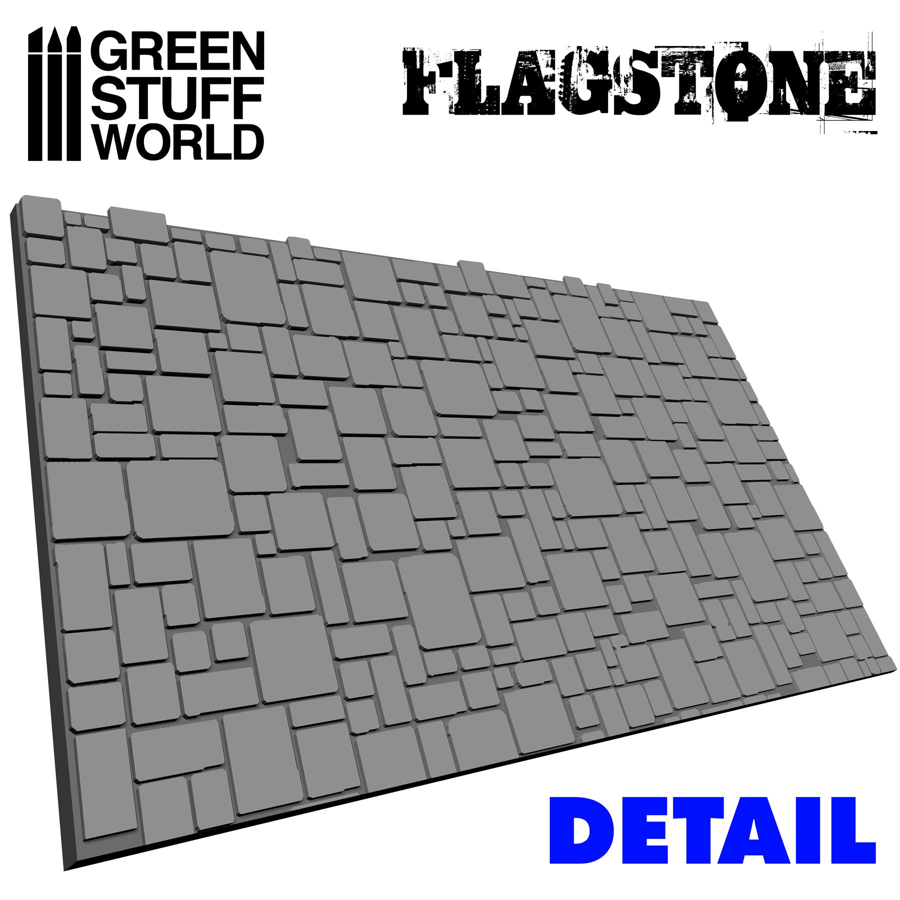 1676 - Flag Stone Rolling Pin