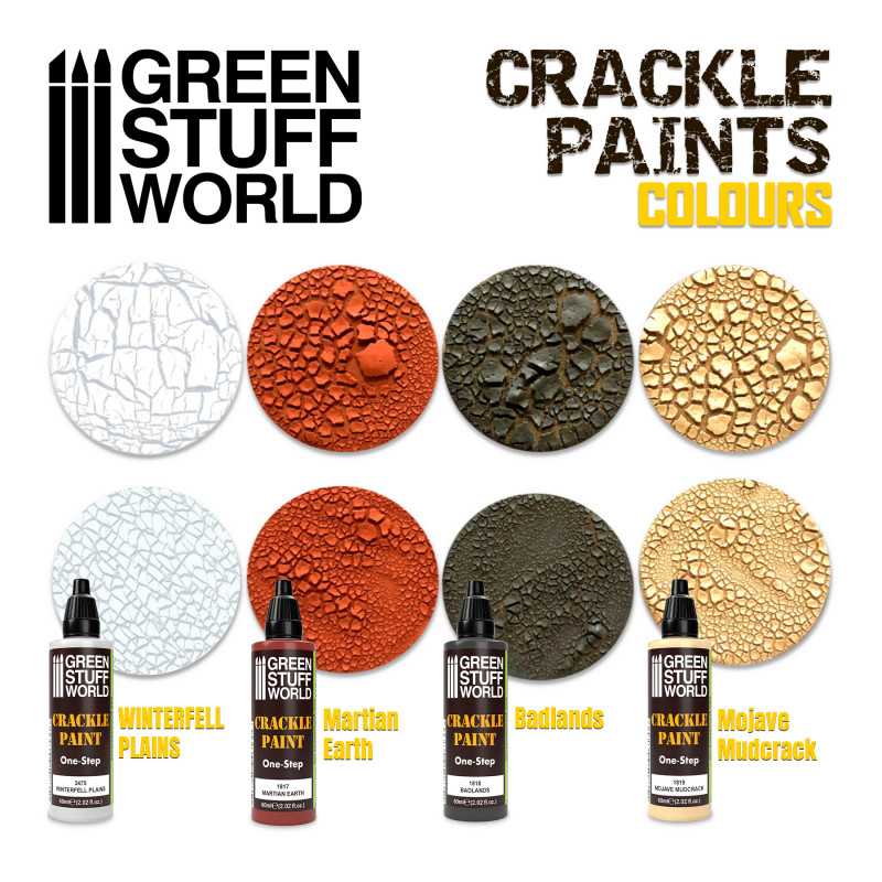 1818 - Acrylic Crackle Paint - Badlands -  60ml