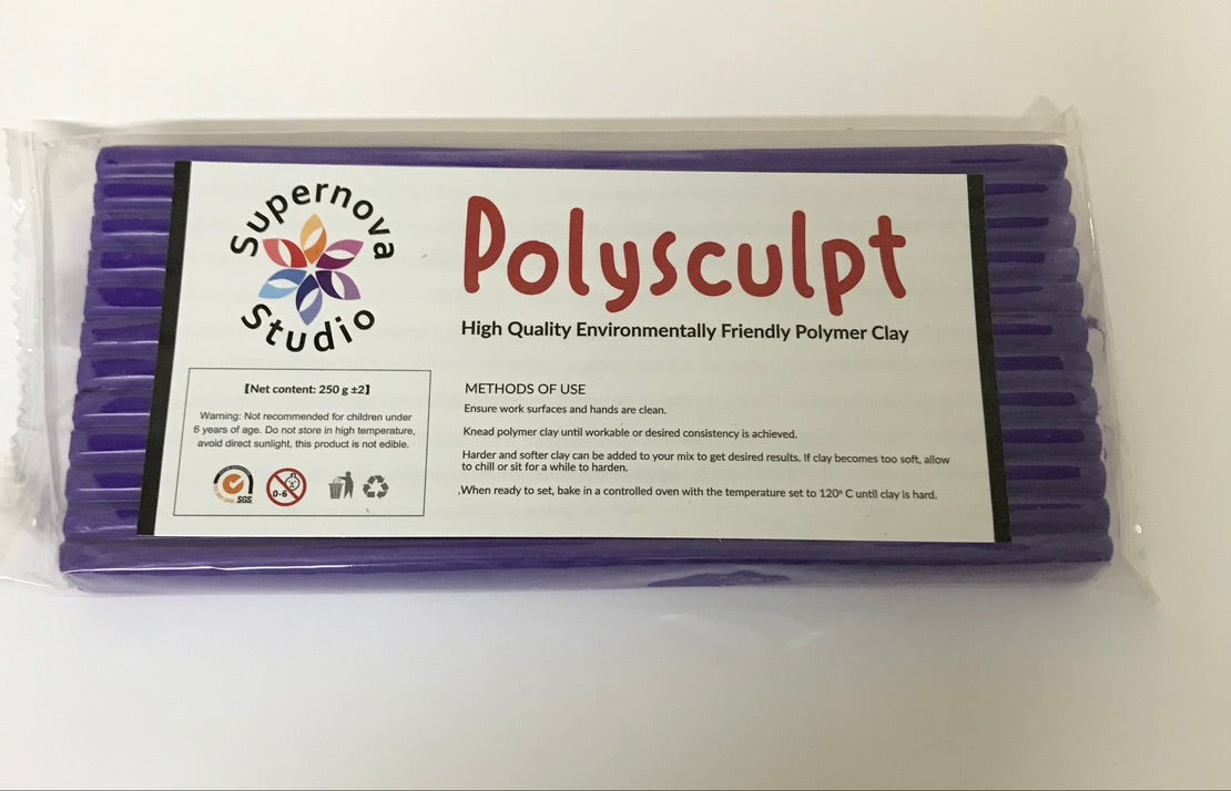 Barney Purple Polysculpt™ Polymer Clay -  250g