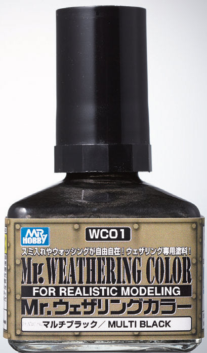 Mr. Weathering 01 - MULTI BLACK WEATHERING COLOR