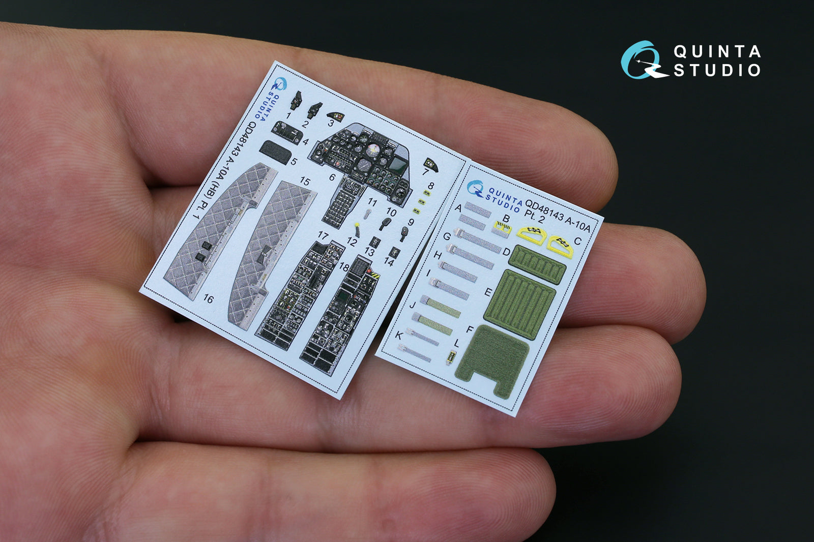 Quinta Studio - 1/48  A-10A Warthog  - QD48143 for Hobby Boss kit