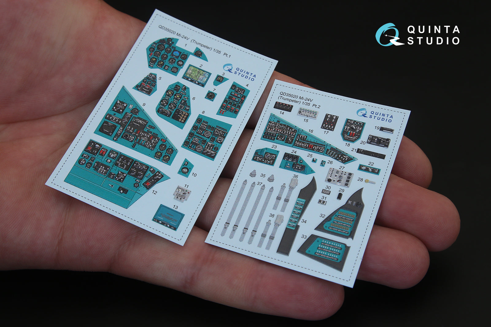 Quinta Studio - 1/35 Mi-24V QD35020 for Trumpeter kit