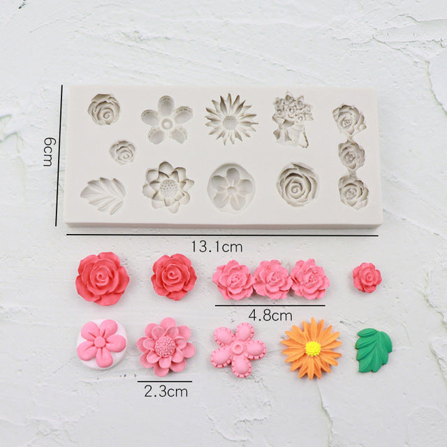 C001 - Flower Silicone Mould