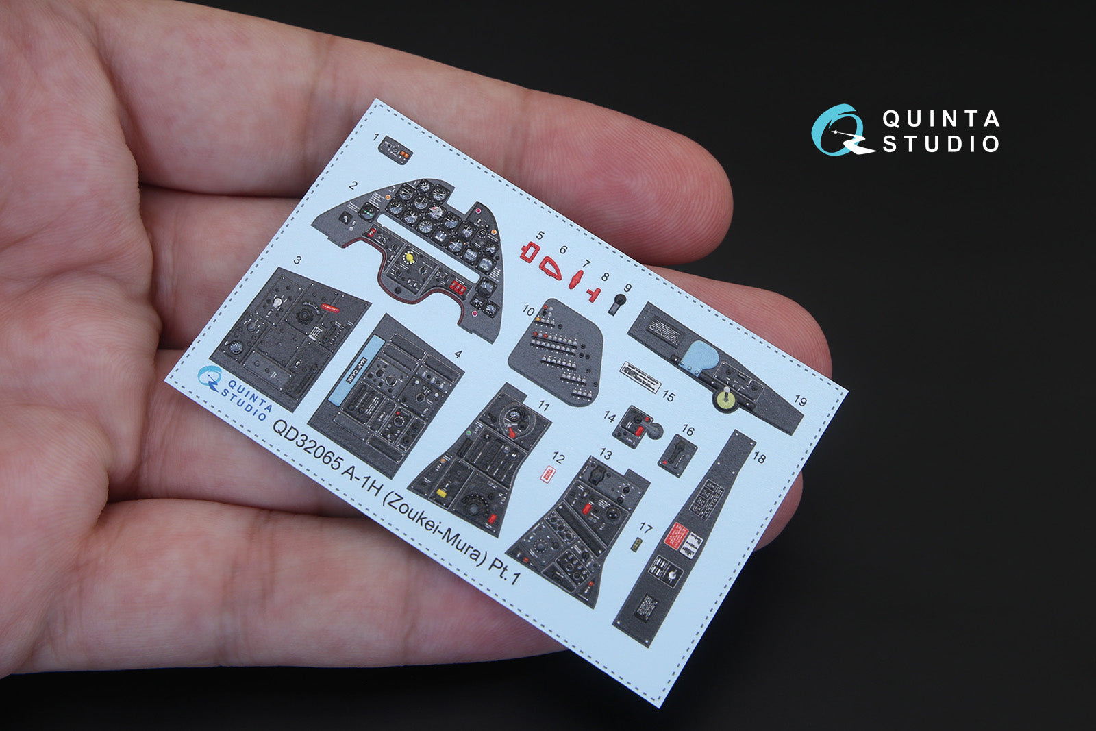 Quinta Studio - 1/32 A-1H Skyraider QD32065 for ZM SWS kit