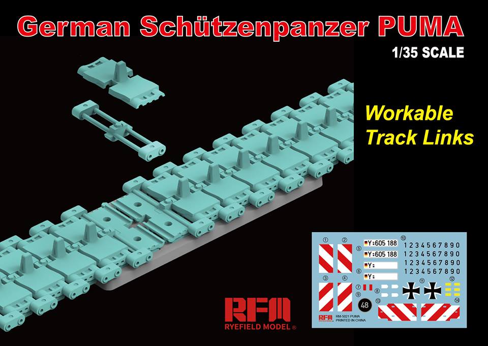 RM5021 - German Schutzenpanzer "Puma" Infantry Fighting Vehicle w/Workable Track Links