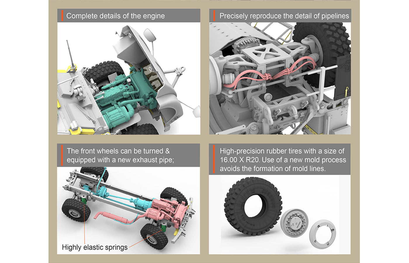 RM5032 - M1240 A1 M-ATV MRAP All Terrain Vehicle w/Full Interior Details