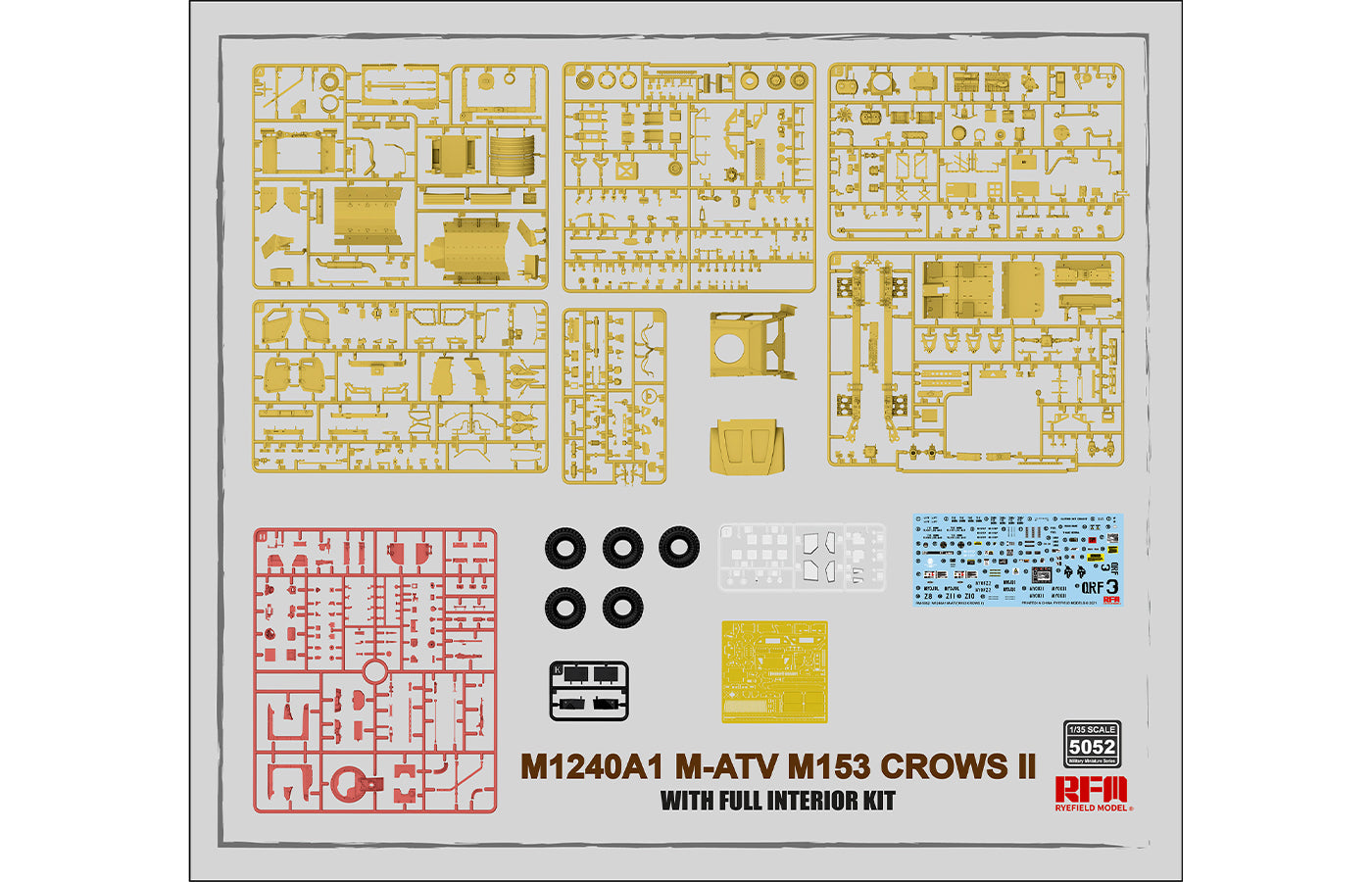 RM5052 - 1/35 US M1240A1 M-ATV (M153 CROWS II) w/Full Interior