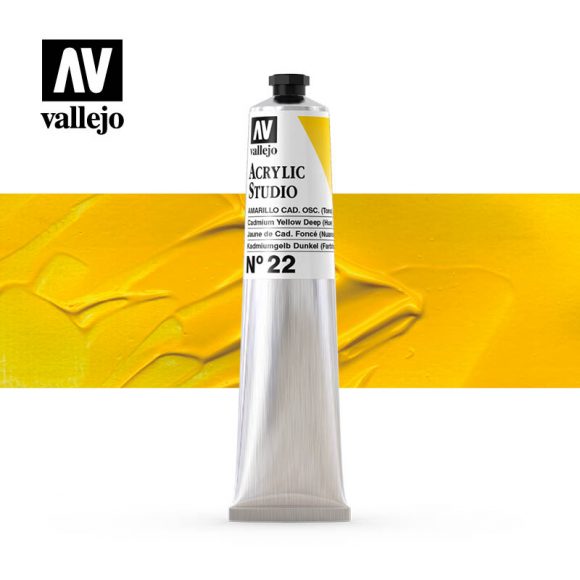 21.022 - C. Yellow Deep (Hue)- Acrylic Studio - 58 ml