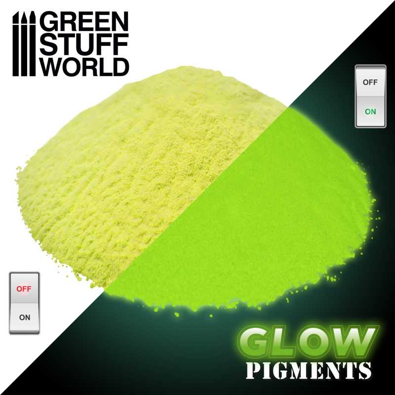 2407 - Glow in the Dark Pigment - Yellow-Green 30ml