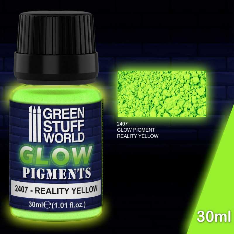 2407 - Glow in the Dark Pigment - Yellow-Green 30ml