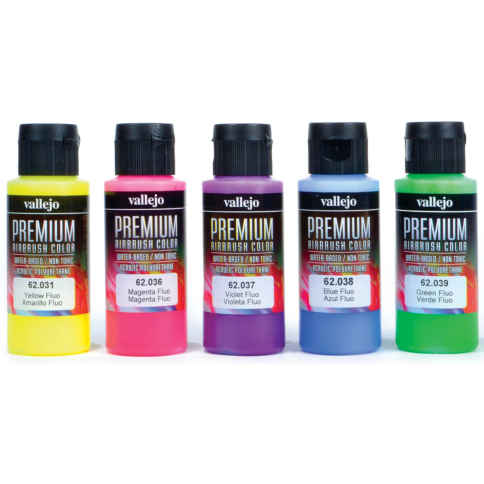 62.102 - Premium Fluo Color - 5 x 60 ml