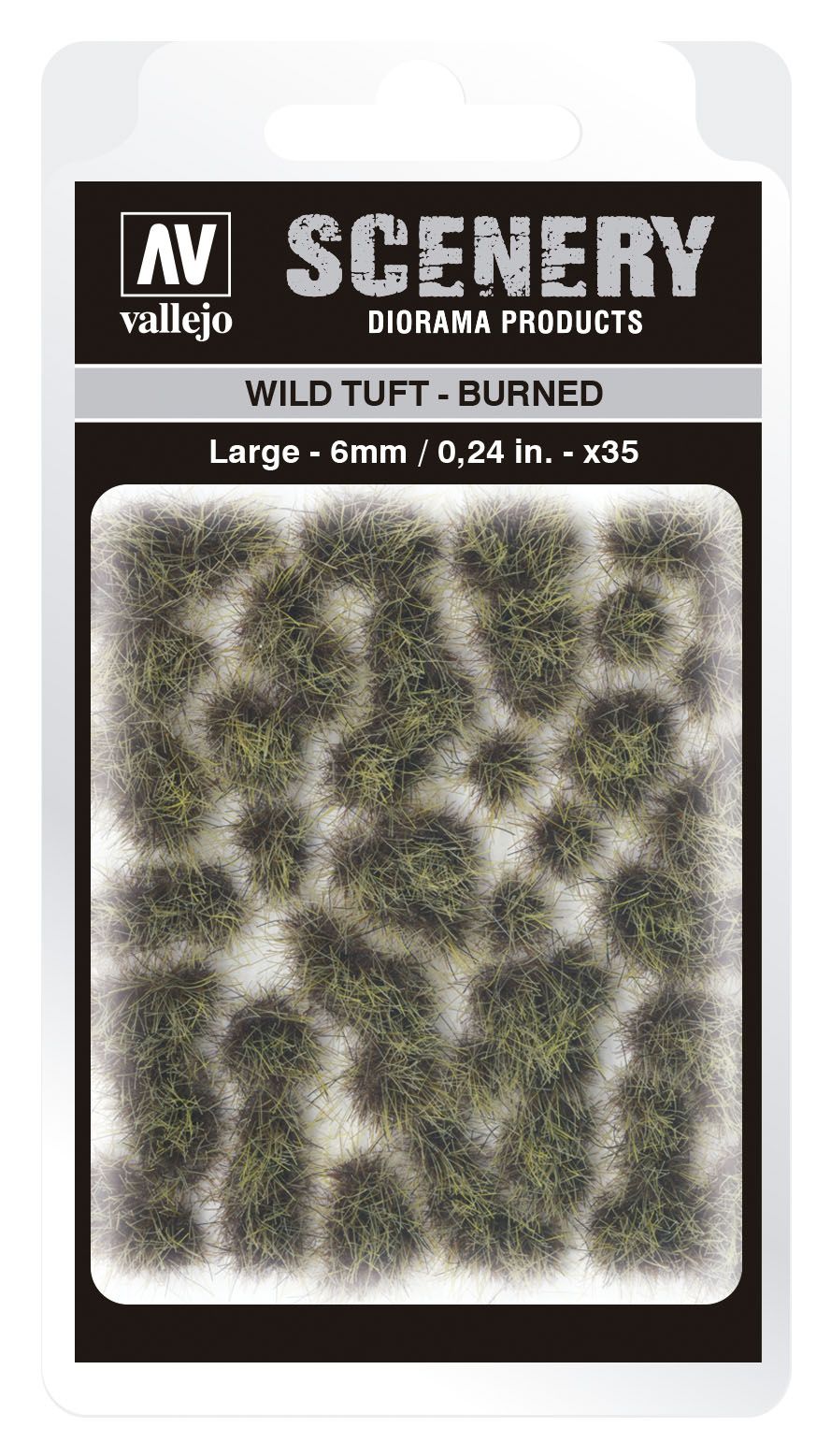 SC414 - Wild Tuft - Burned - 6 mm