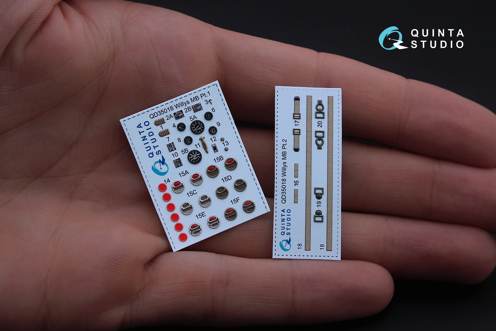 Quinta Studio - 1/35 Willys MB QD35018 for all kits