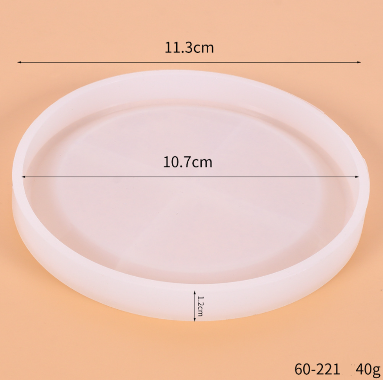 Round Coaster Mould - 10cm