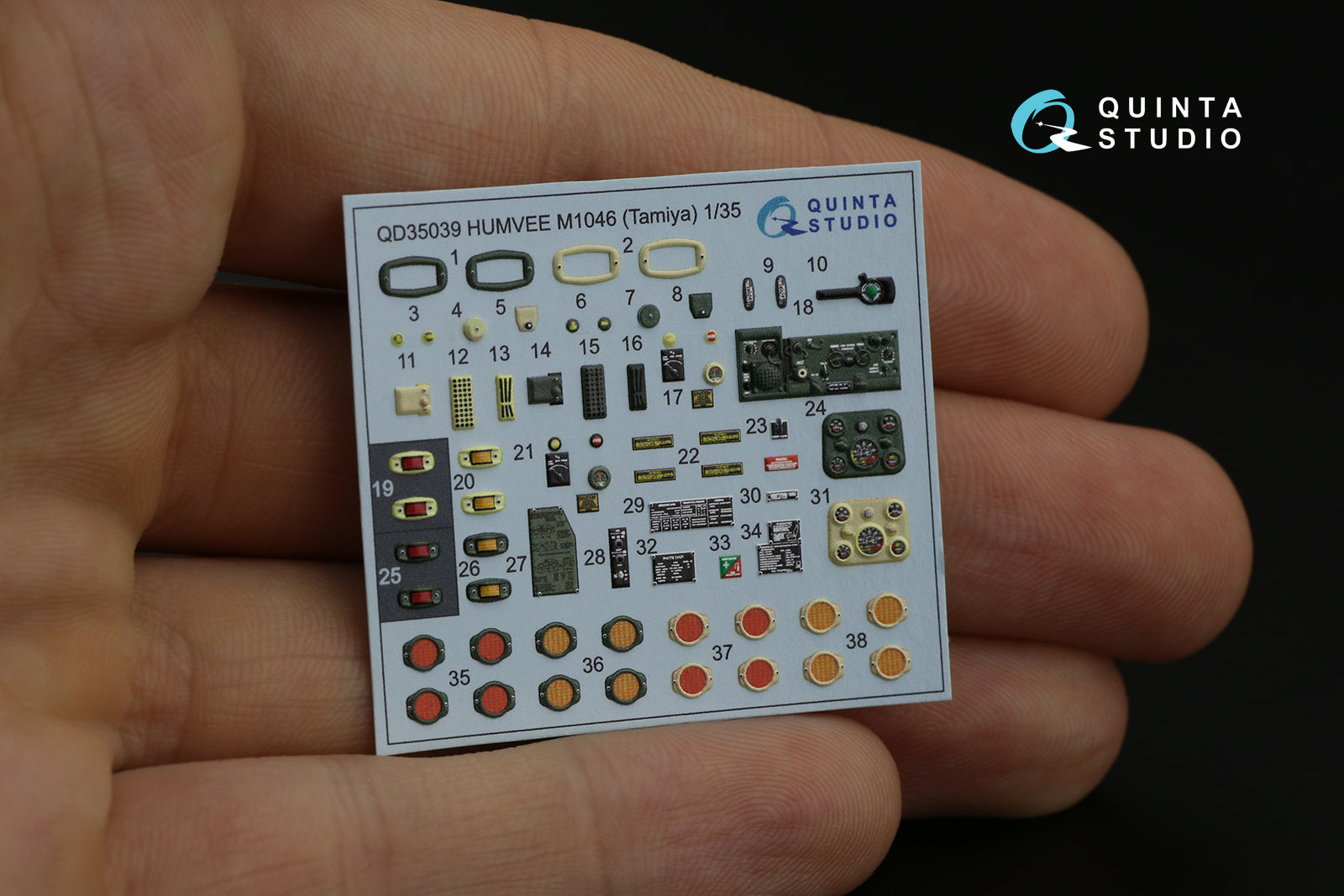 Quinta Studio - 1/35 HUMVEE Family QD35039 for Tamiya kits