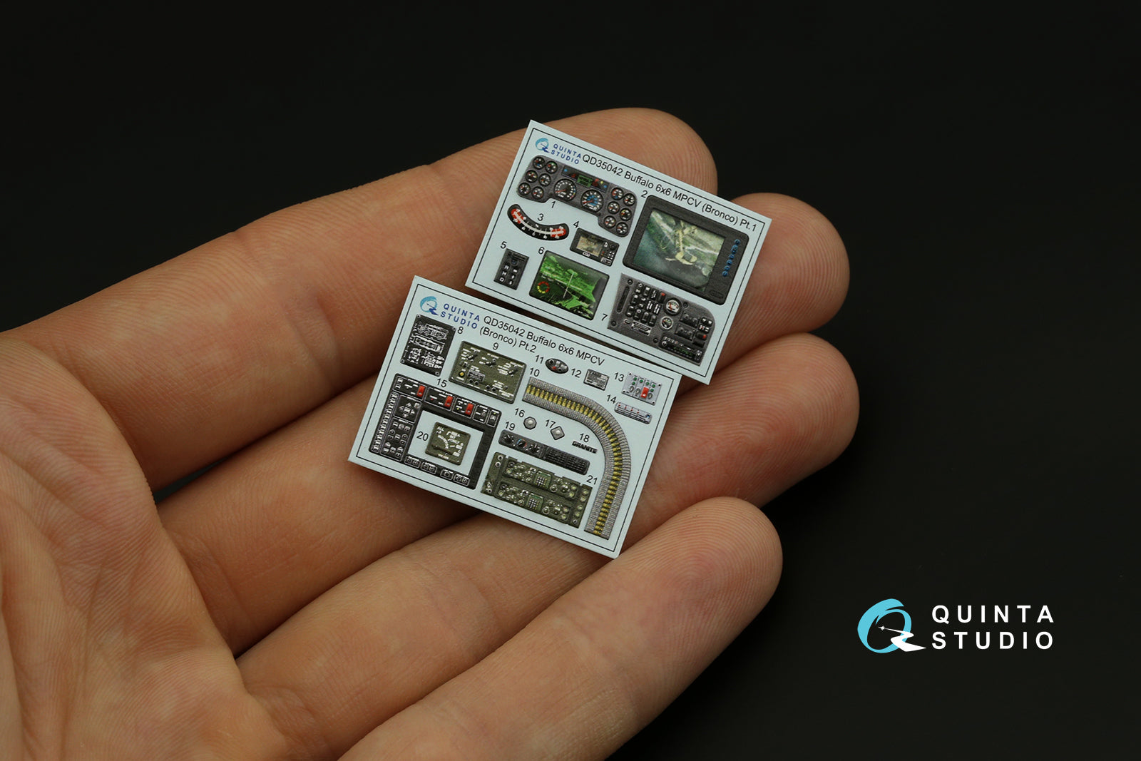 Quinta Studio - 1/35 Buffalo 6x6 MPCV QD35042 for Bronco kit