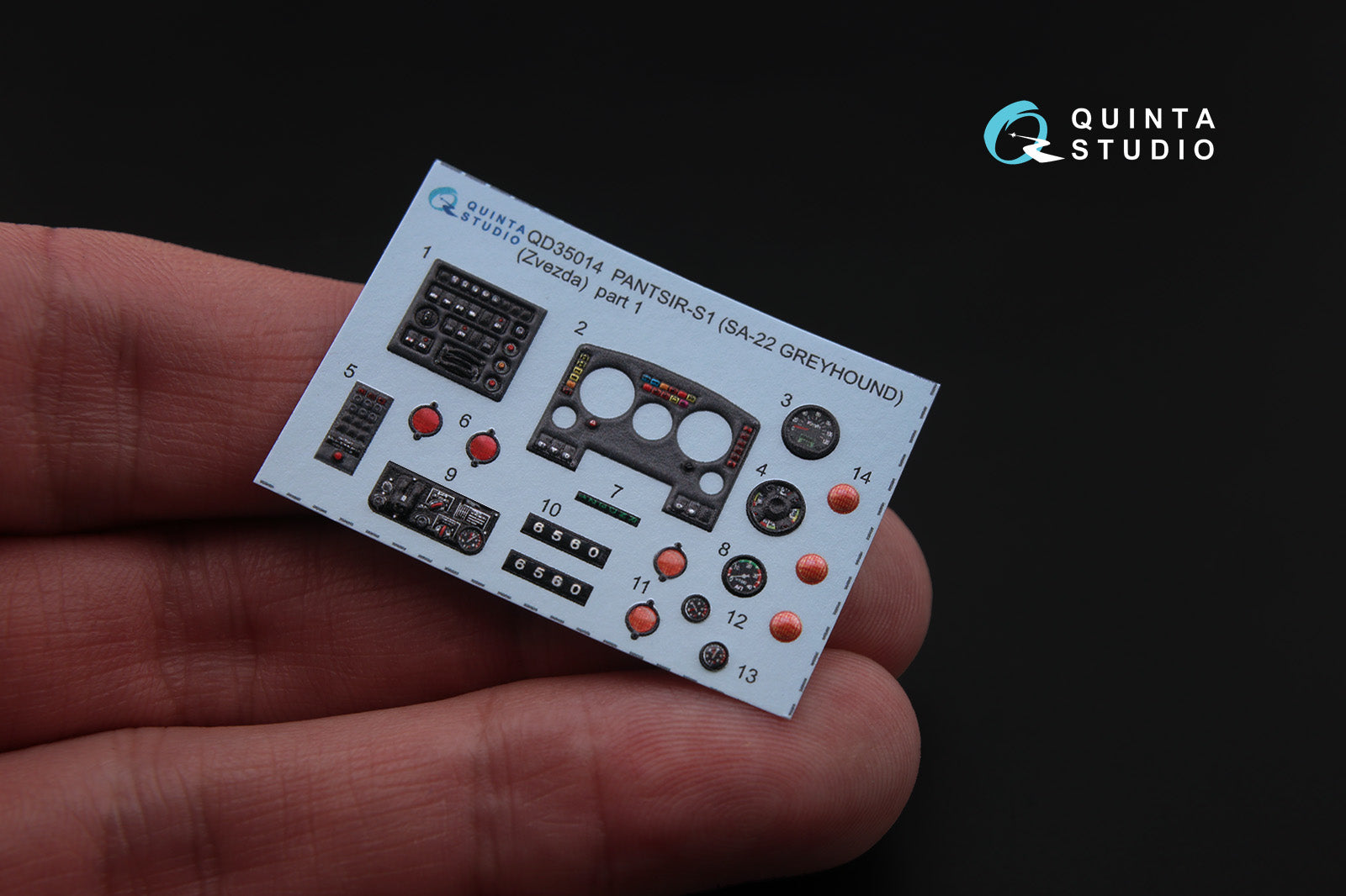 Quinta Studio - 1/35 Pantsir-S1 (SA-22 Greyhound) QD35014 for Zvezda kit