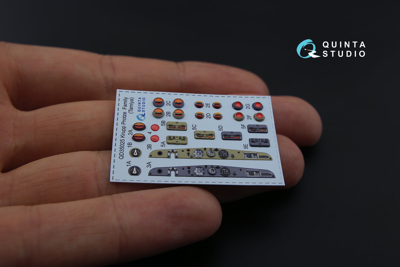 Quinta Studio - 1/35 Krupp Protze QD35025 for Tamiya kit