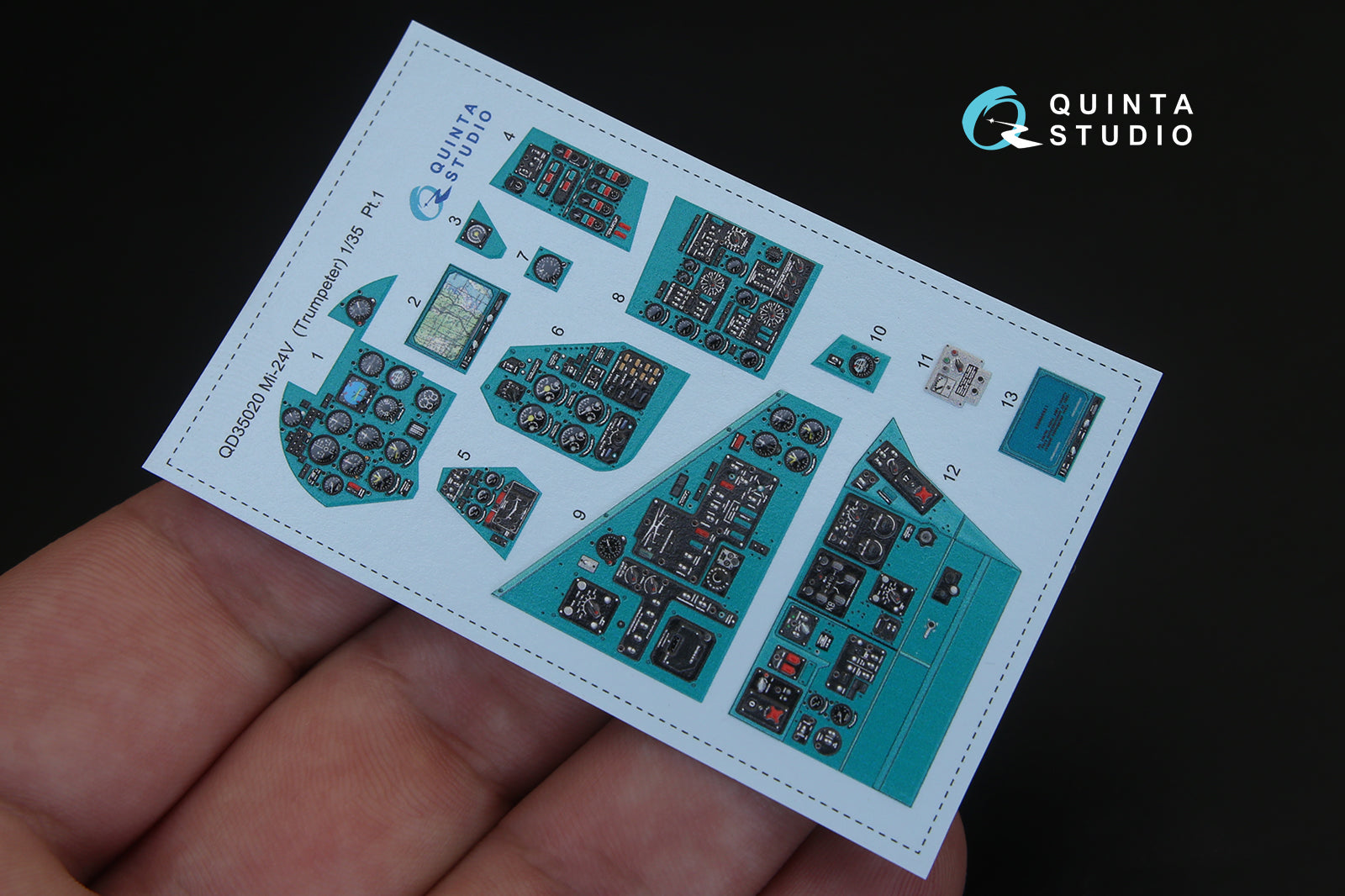 Quinta Studio - 1/35 Mi-24V QD35020 for Trumpeter kit