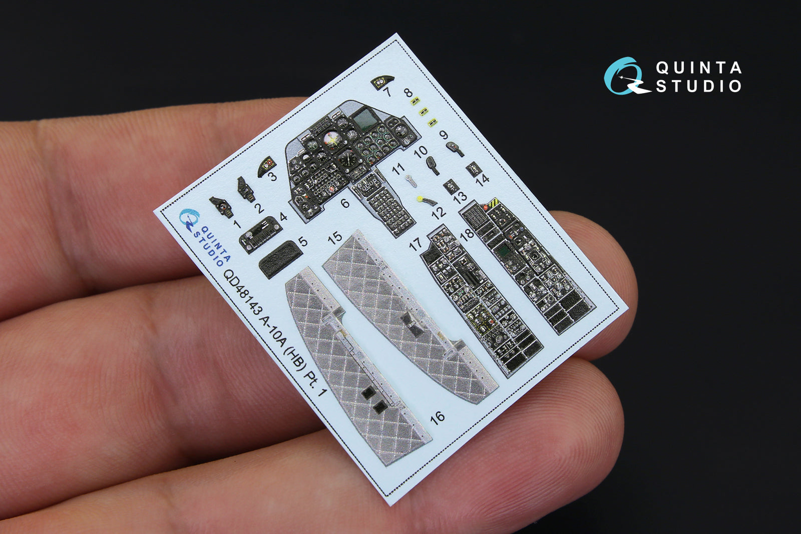 Quinta Studio - 1/48 A-10A Warthog - QD48143 for Hobby Boss kit