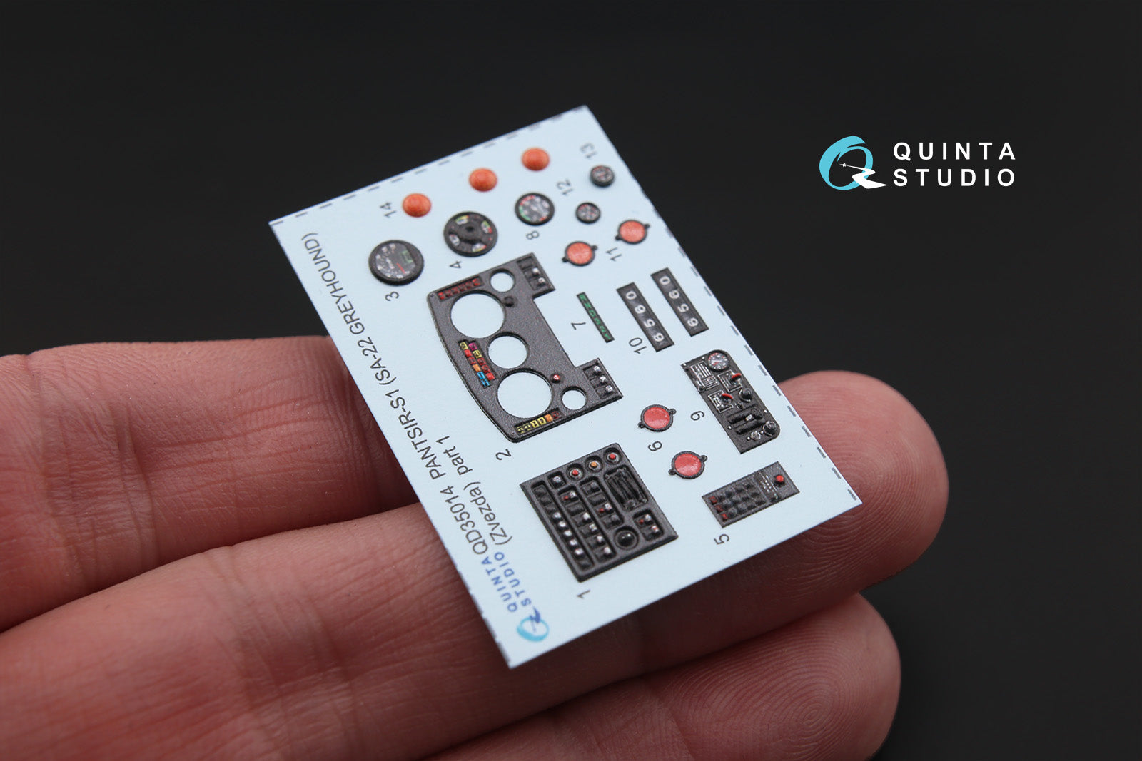 Quinta Studio - 1/35 Pantsir-S1 (SA-22 Greyhound) QD35014 for Zvezda kit