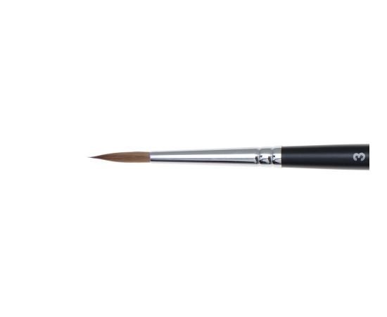 No. 1,5 KK1-01,55B - 1015 - Roubloff Kolinsky Brush - Round Brush from Kolinsky hair