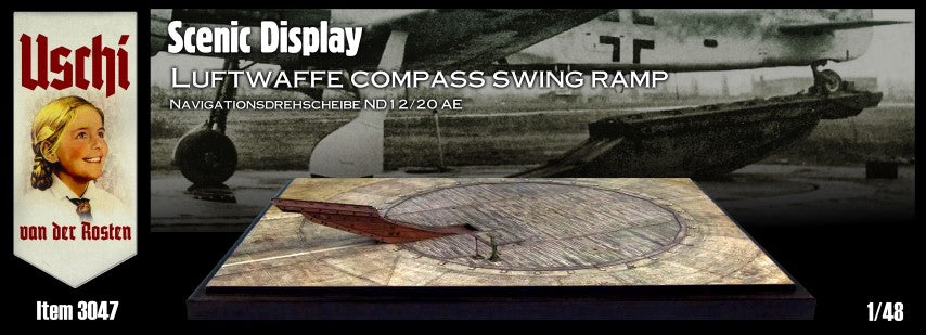 3047 - Luftwaffe Compass Swing Ramp, Circular, 1/48